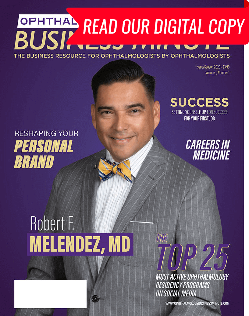 Ophthalmology Business Minute Magazine Cover